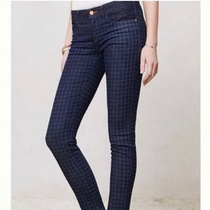 Pilcro and the Letterpress Houndstooth Skinny Jean